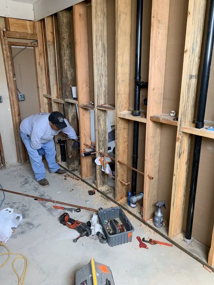 Commercial rough-in plumbing for Commercial Plumbing in Evanston